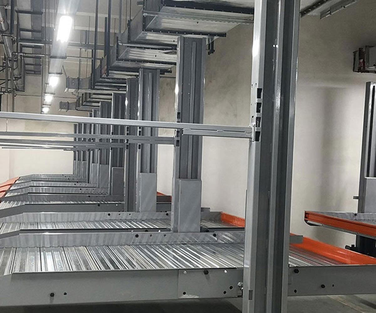 2層簡易升降機械停車設備過驗收