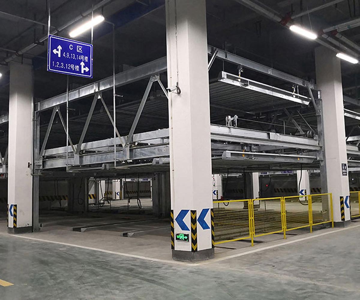 遵義市雙層升降式機械停車庫拆除