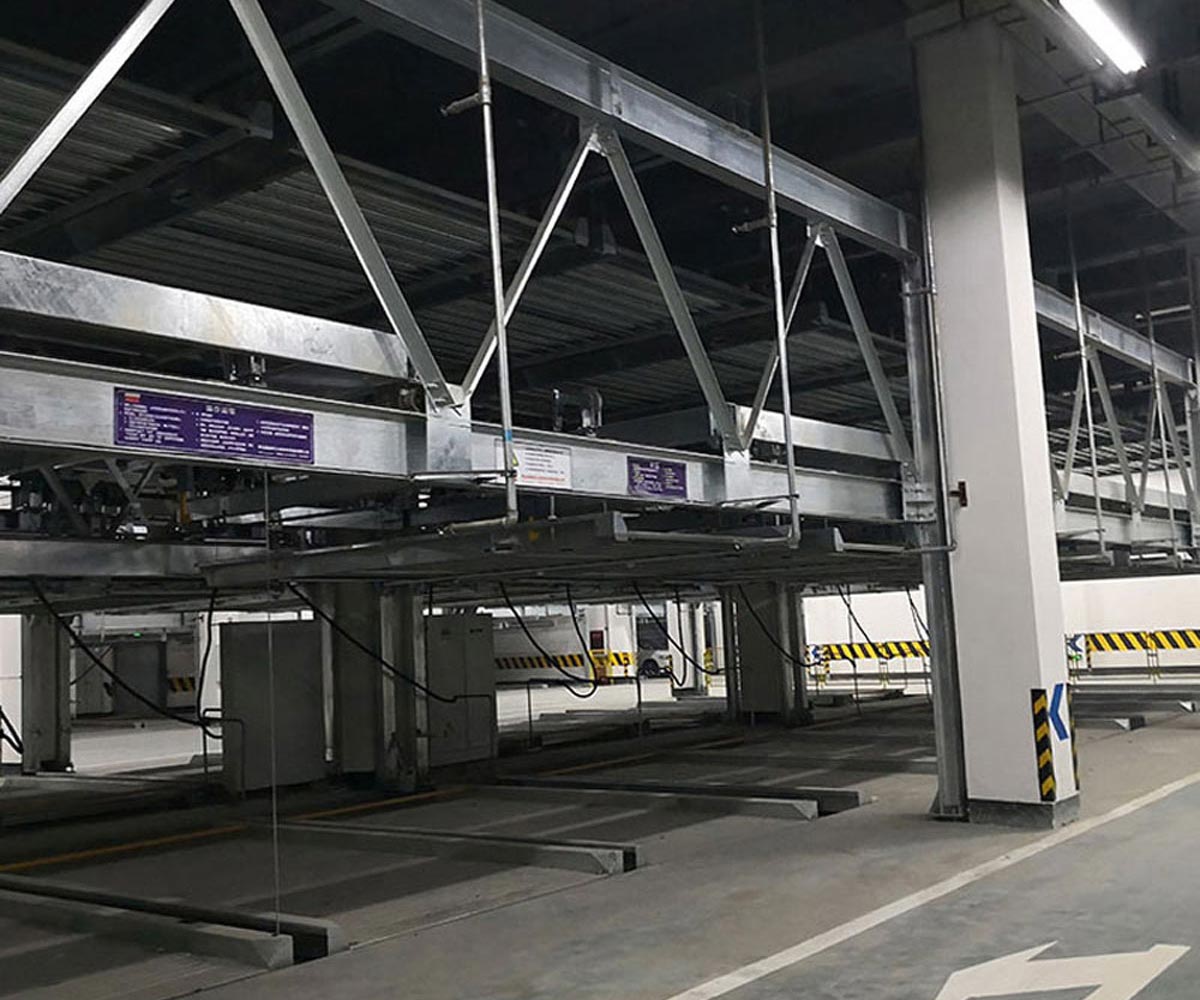 貴陽市兩層升降式機械式立體停車設備回收