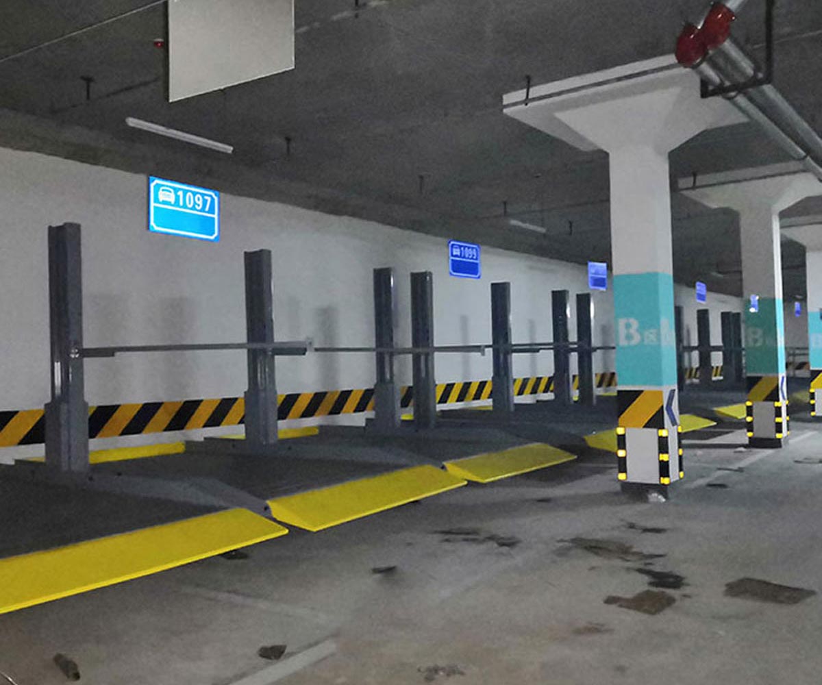 四柱簡易類機(jī)械停車位過規(guī)劃