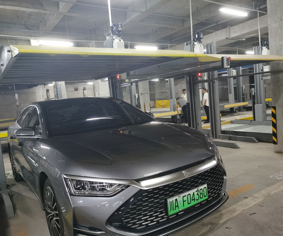 四柱簡易類立體停車設備過規劃