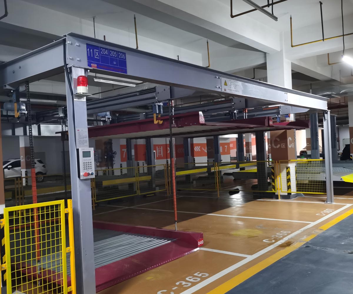 四柱升降式機(jī)械式停車位