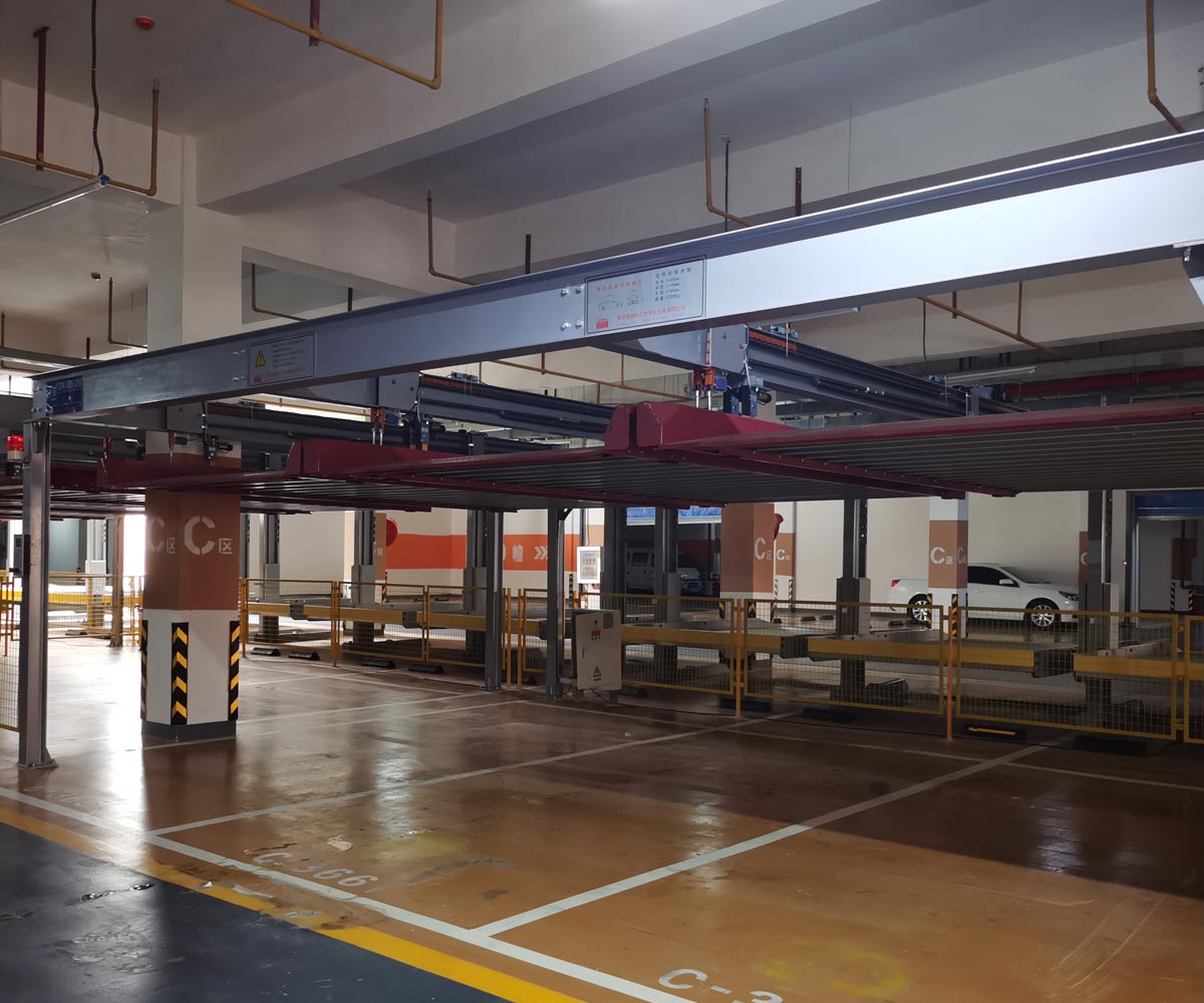 雙柱簡易升降類機(jī)械停車場