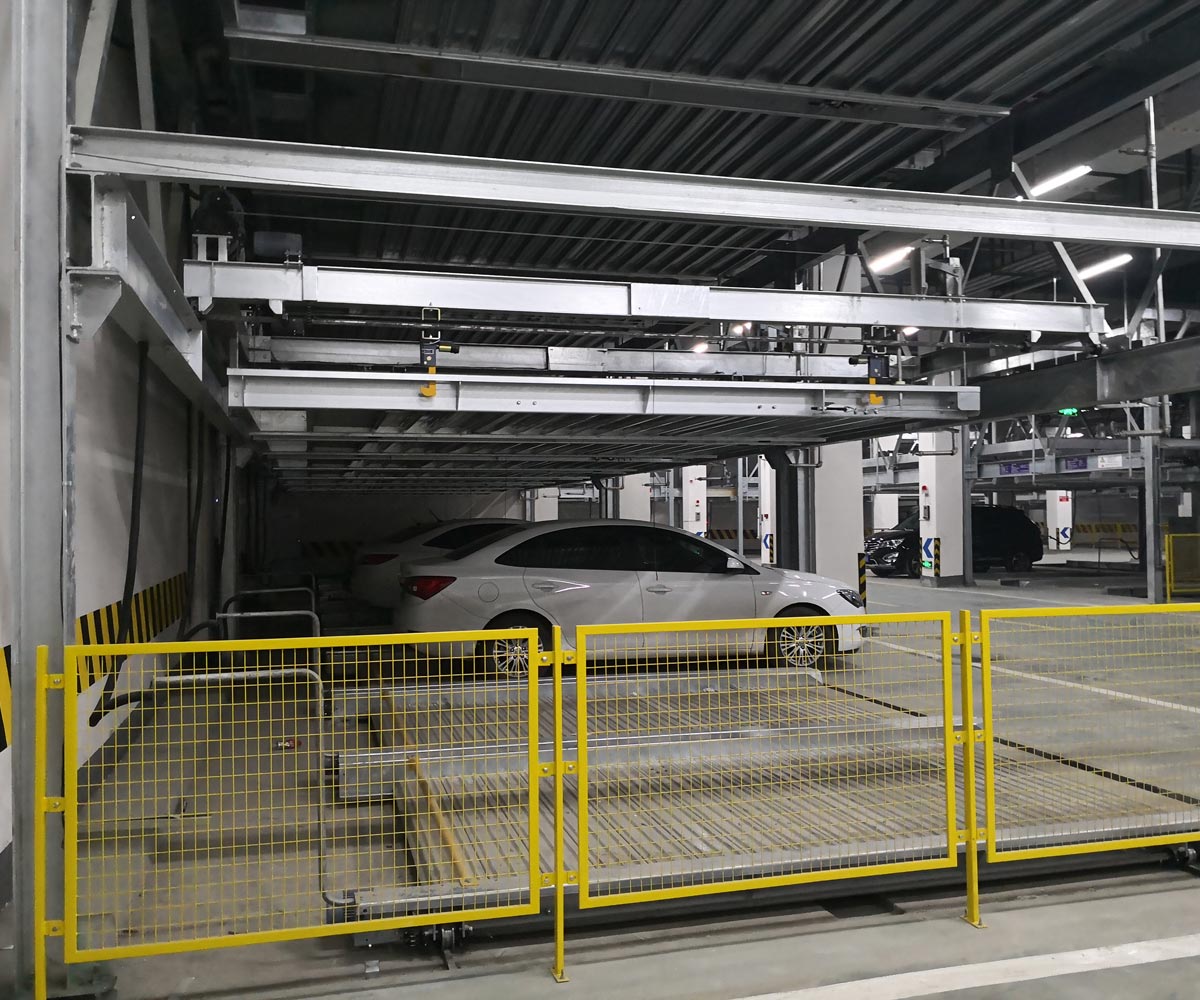 PSH2二層升降橫移立體車庫設備
