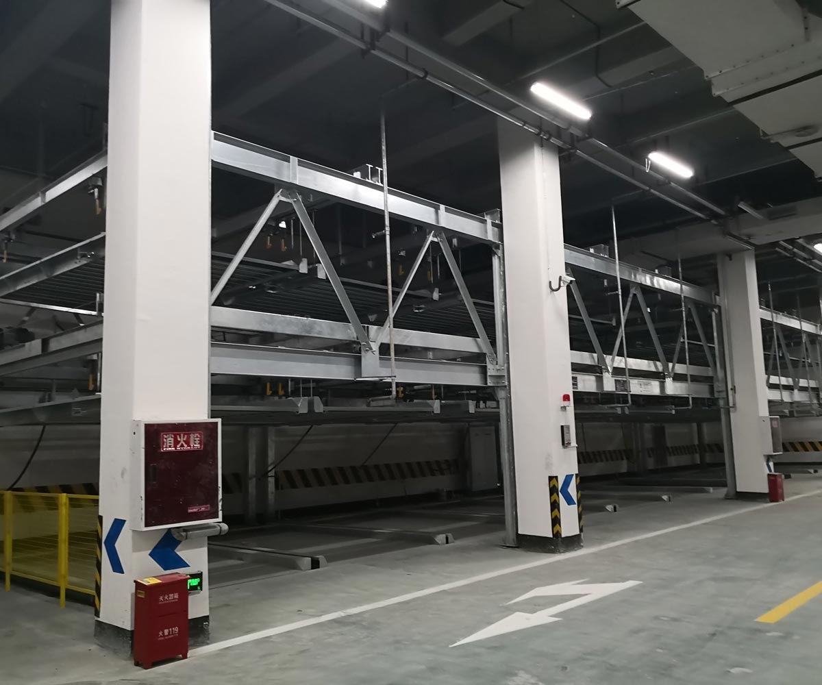 二層升降平移機械式立體停車設備